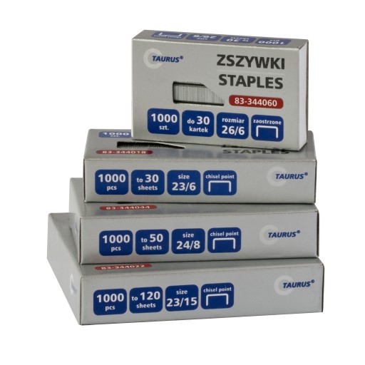 Sponky 24/6, 10 x 1000 ks, pozink