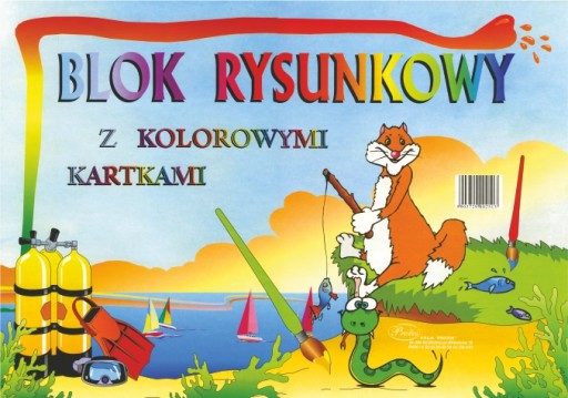 Podložka na kreslenie A4, farebné listy papiera