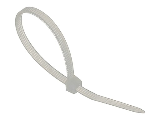 Sťahovací pásik 200/3,6mm biely 100 ks