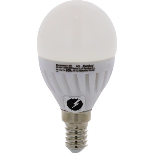 E14 HI LED žiarovka 8W Neutral 800lm Kanlux guľa