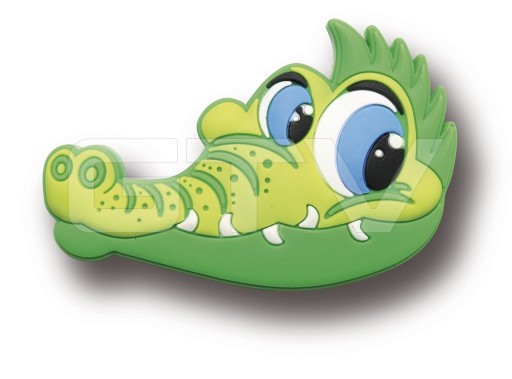 Silikónový gombík na detský nábytok CROCODILE