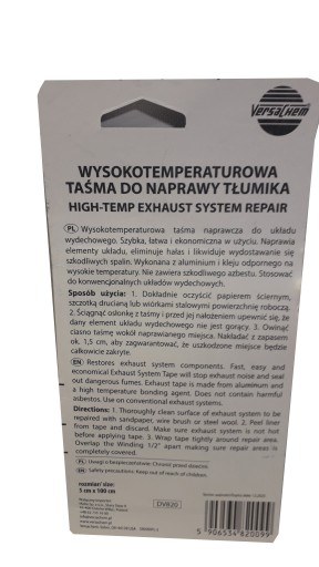 LEPIACE PÁSKY NA OPRAVU TLUMIČA 5CM X 101,6CM