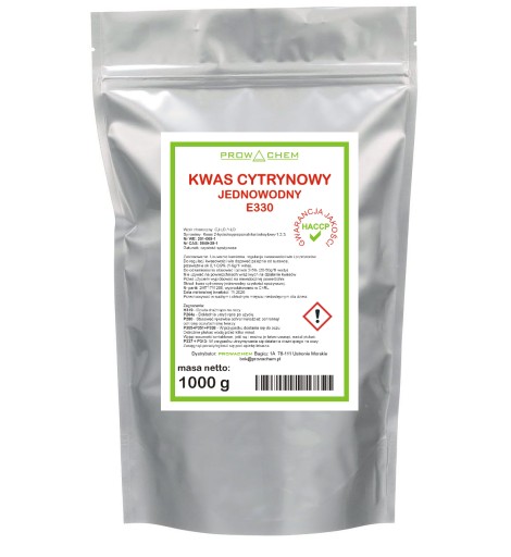 UNIVERZÁLNY ODVÁPŇOVAČ KYSELINA CITRÓNOVÁ 1kg