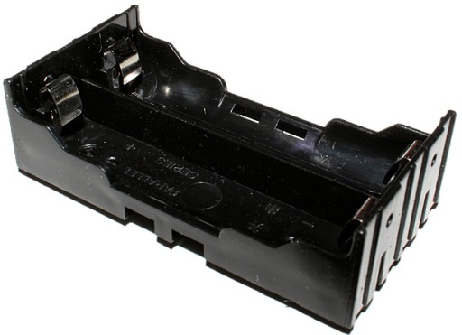 KOŠÍK 2 X 18650 KOLÍKY DPS TLAČOVÝ KOŠÍK