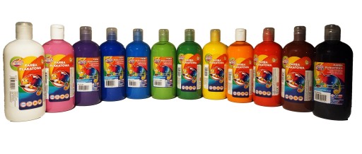 TEMPERA PLAGÁTOVÁ FARBA 1000ML BIELA 24H