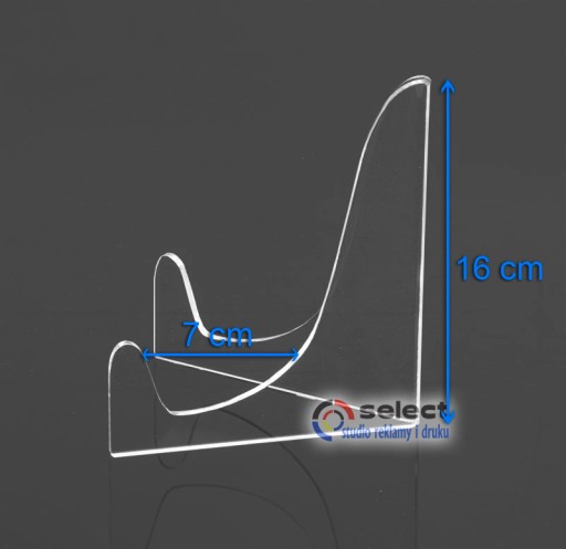 STOJAN 16cm UNIVERZÁLNY PLEXI TABLET DVD KNIHA