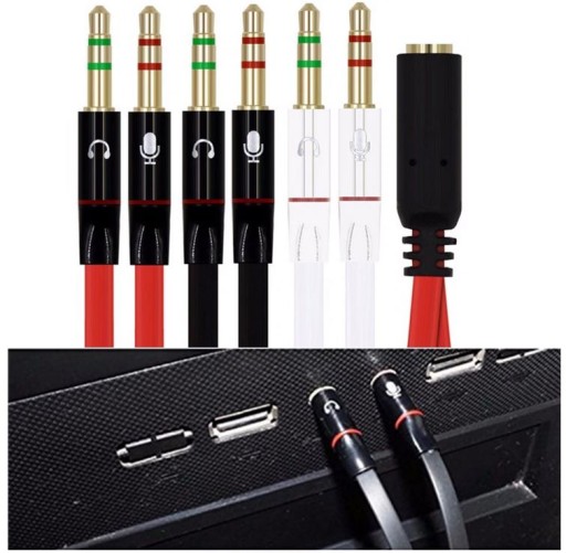 Adaptér na kábel slúchadiel Splitter Jack 3.5 KVALITA