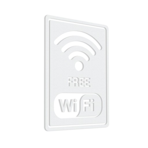 Bezplatné WiFi - Wi-Fi zadarmo - nálepka 10x15