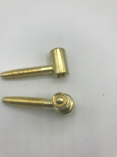 SKRUTOVANÝ ČEPOVÝ PÁNT, ZLATÝ, 13 mm, S GULIČKOU 2