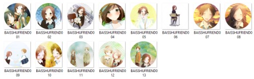 Manga Anime One Week Friends Pins VEĽKÝ VÝBER