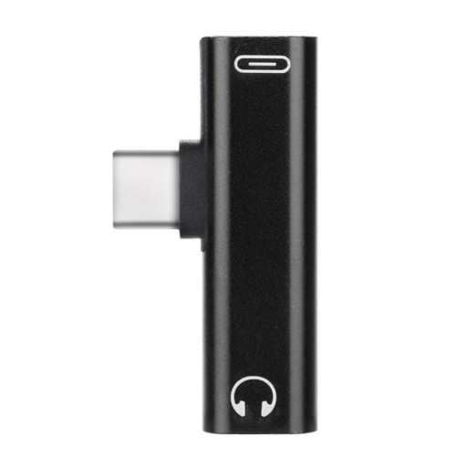 Adaptér USB-C na Mini Jack 3,5 mm + napájanie USB-C