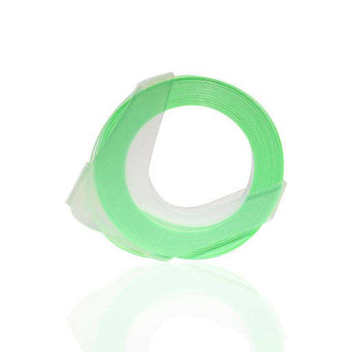3D páska pre Dymo Omega 9mm, fluorescenčná zelená