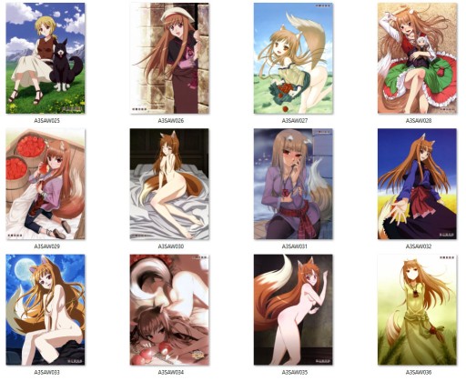 A3 Plagát Anime Manga Spice and Wolf VEĽKÝ VÝBER