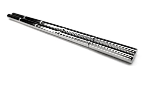 DLHÉ NEODYMOVÉ MAGNETY 2x8 mm 10 KS SILNÉ!!