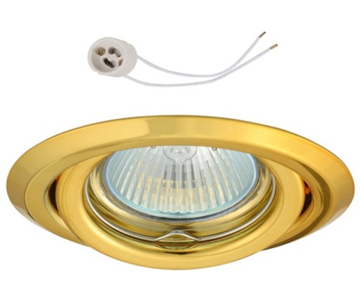 Objímka halogénovej žiarovky pre LED GU10 na 230V CT15 biela