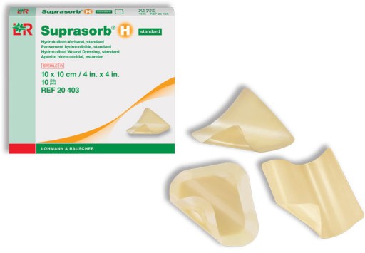 Hydrokoloidný obväz Suprasorb H 10x10cm 1 ks