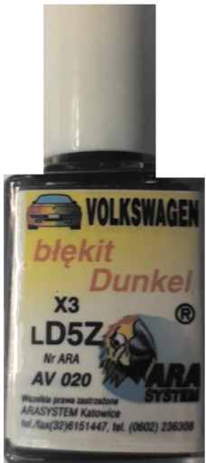 VW LH7J J2 ČISTÁ SIVÁ LAKU NA ŠKRABANINY ARA