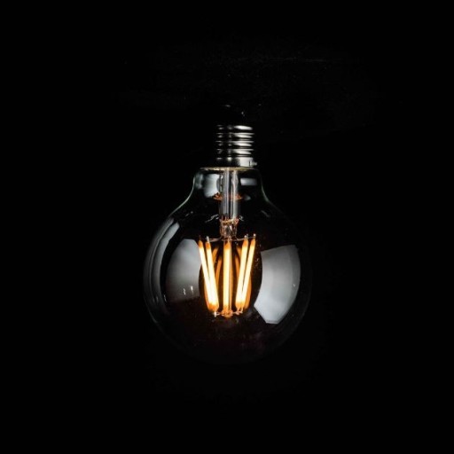 LED žiarovka E27 G80 vintage KULA vlákno 6W číra