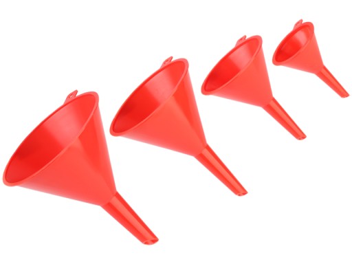 Sada 4 lievikov Vorel 83005