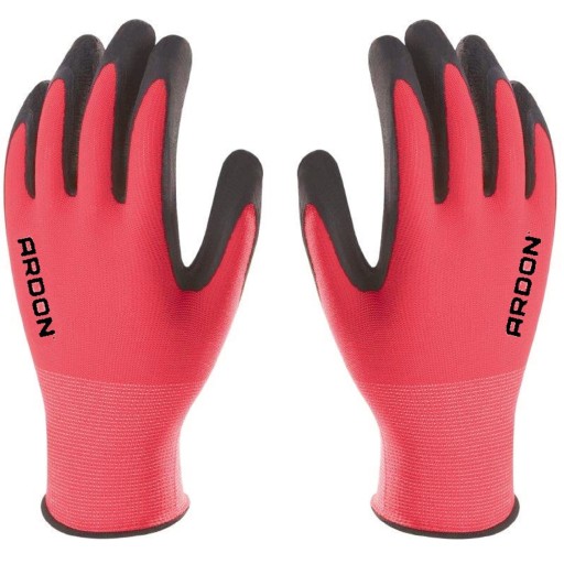 PETRAX Nylonové latexové pracovné rukavice, 1 pár, veľkosť 7 S