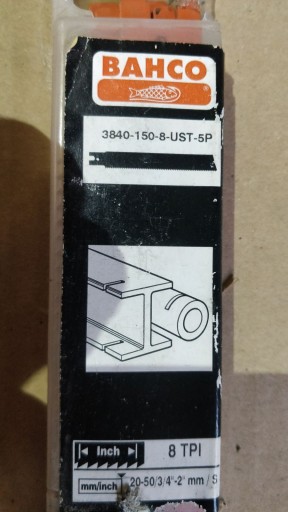 BAHCO 3840-150-8-UST-5P bimetalový pílový kotúč