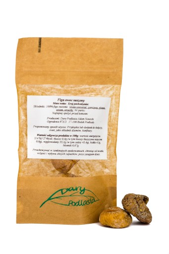 Sušené prírodné figy - 100g - Dary Podlasie