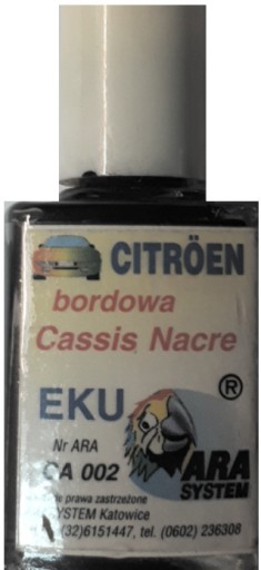 CITROEN PEUGEOT EKB ROUGE VALLELUNGA ARA PAINT