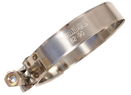 MDC T-Clamp spona medzichladiča 82-90mm spona z nehrdzavejúcej ocele
