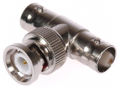 Konektor BNC prechod: BNC zástrčka - 2x RCA zásuvka