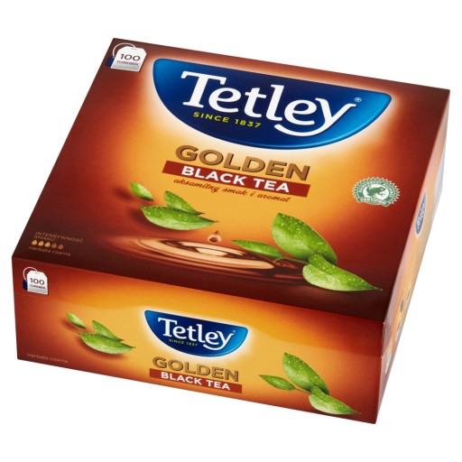 Zlatý čierny čaj Tetley - 100 vrecúšok