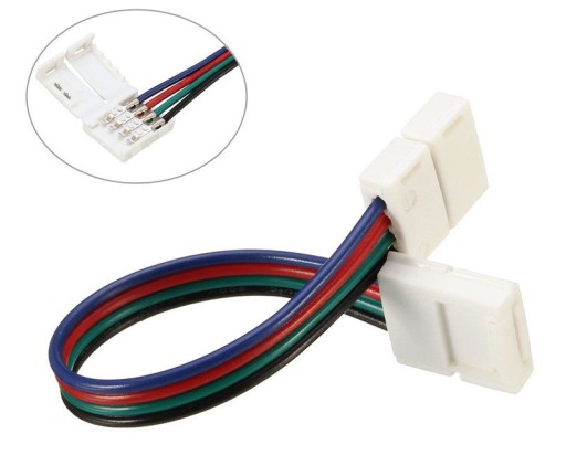 Dvojitý konektor pre RGB LED pásik 10mm konektor