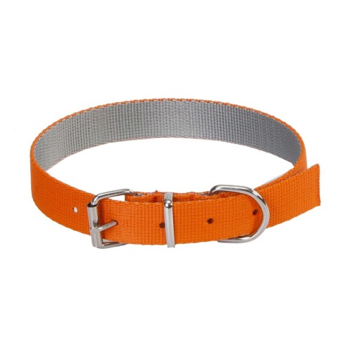 Dingo obojok Energy Silver 1,6 x 45 cm oranžový