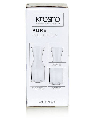 KROSNO Karafa na vodu a džús na čisté víno 900ml