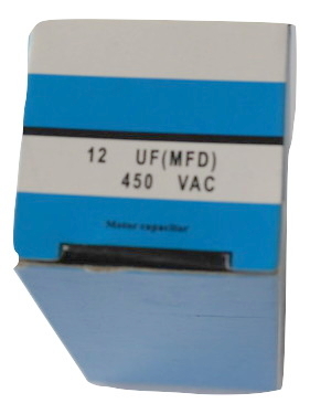 ŠTARTOVACÍ KONDENZÁTOR PRE MOTOR 12 uF 450 V