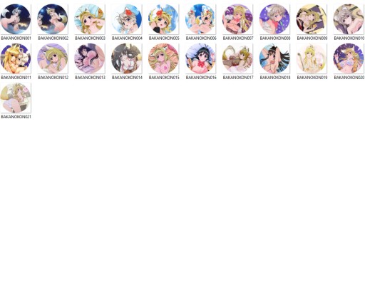Manga Anime Kanokon špendlíky VEĽKÝ VÝBER
