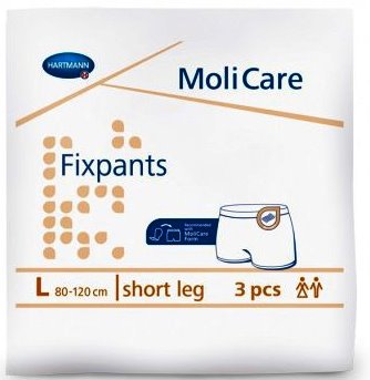 HARTMANN - fixačné nohavičky MoliCare - L - 1 bal s 3 ks.