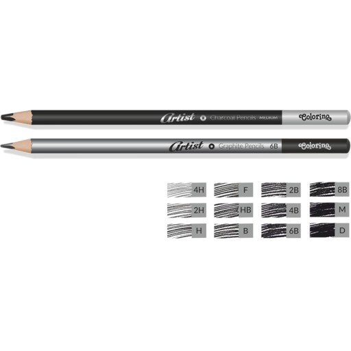 Colorino ARTIST skicovacie ceruzky 12 ks 80118