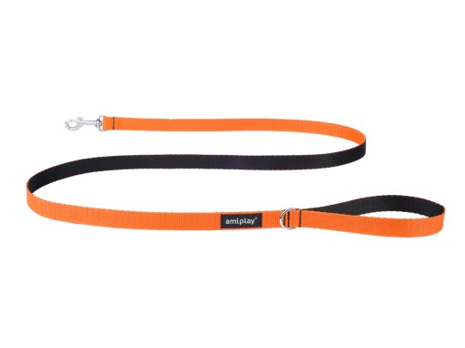 amiplay Klasické vodítko Twist 150 cm M Orange