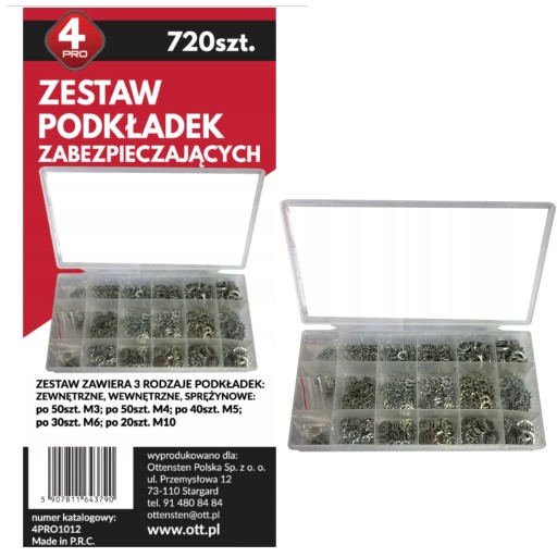 SADA BEZPEČNOSTNÝCH PODLOŽOK WORKSHOP NORMALIA 720 KS