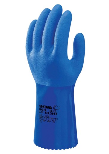Pracovné rukavice Showa Chemicky odolné, 1 pár, veľkosť 11, XXL