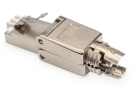 RJ45 zástrčka 8p8c kat.6a STP krútená dvojlinka, bez náradia