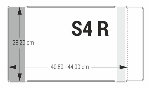 Biurfol S4R nastaviteľný poťah 28,2 cm x 44 cm