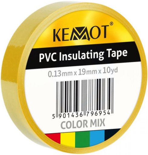 VODEODOLNÁ PVC izolačná páska 0,13x19mm 5 kusov