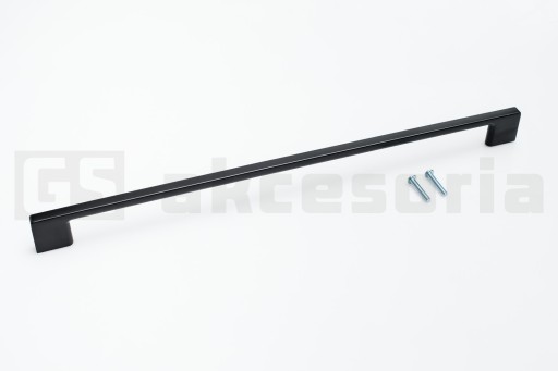 ČIERNA NÁBYTKOVÁ KĽÚČKA TECNO TEKNO 320 MM Značené Al