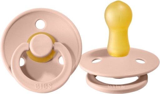 Cumlík BIBS HEVEA M (6+) BLUSH ukľudňujúci