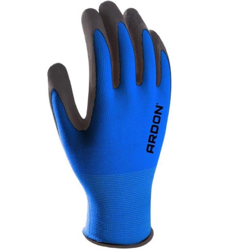 PETRAX Nylonové latexové pracovné rukavice, 1 pár, veľkosť 11