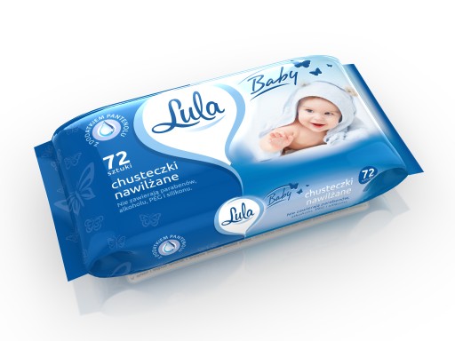 LULA Zvlhčujúce obrúsky 72 KS 1523