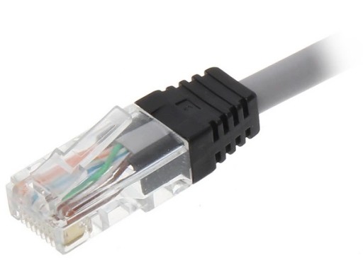 Vnútorný kryt zástrčky RJ-45 ČIERNA 100 ks
