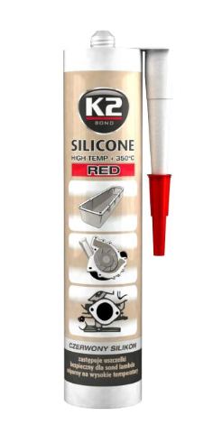 K2 ČERVENÝ SILIKÓN 300G VYSOKÁ TEPLOTA +350C