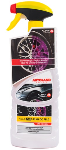 AUTOLAND čistič ráfikov Deironizér krvácajúci červený ráfik 750ml